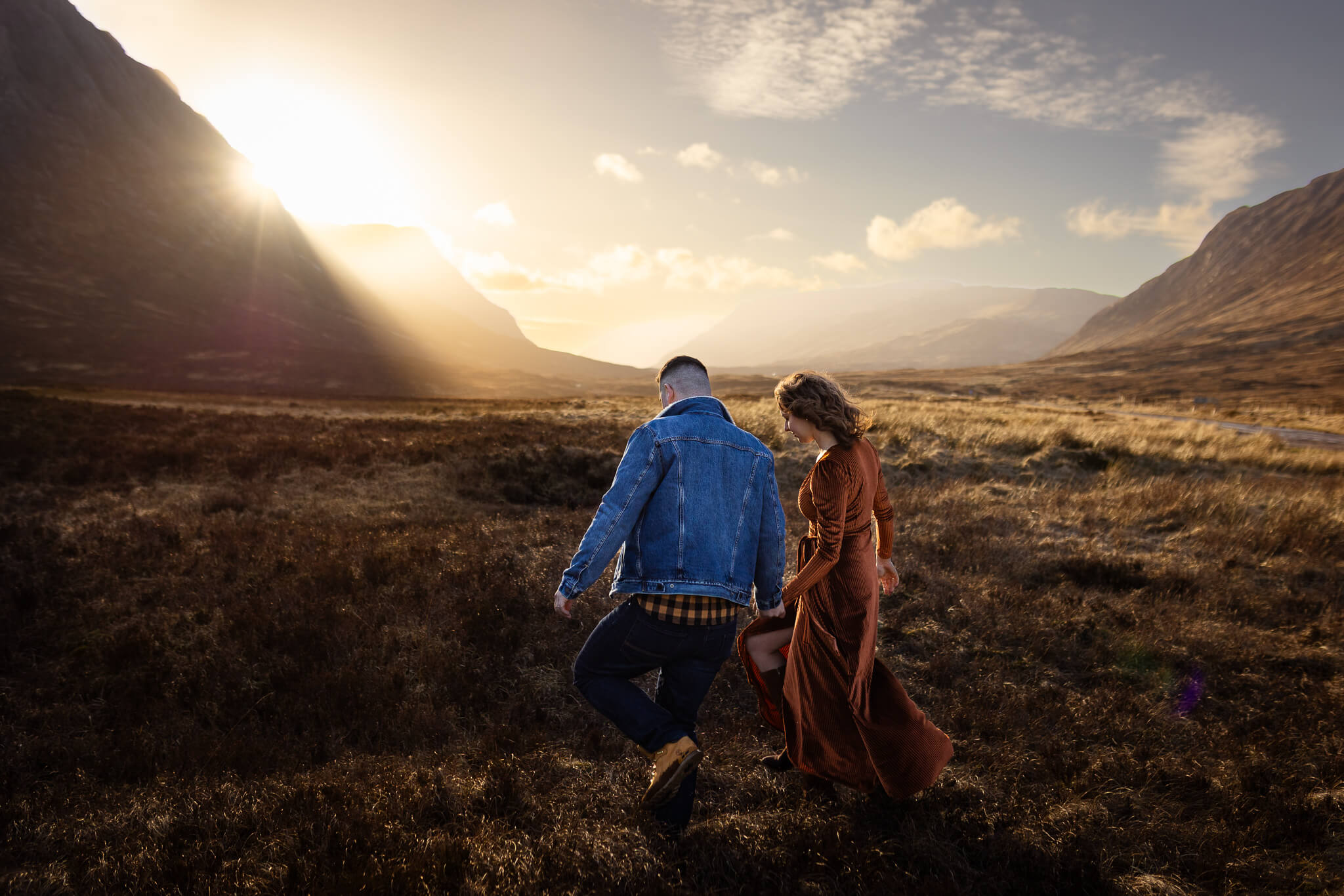 couple photoshoot at Glencoe, Scotland