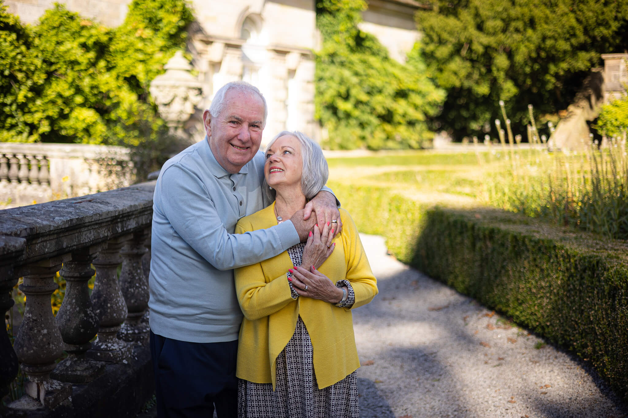 Grandparents portrait, family photoshoot Glasgow, Pollok Country Park