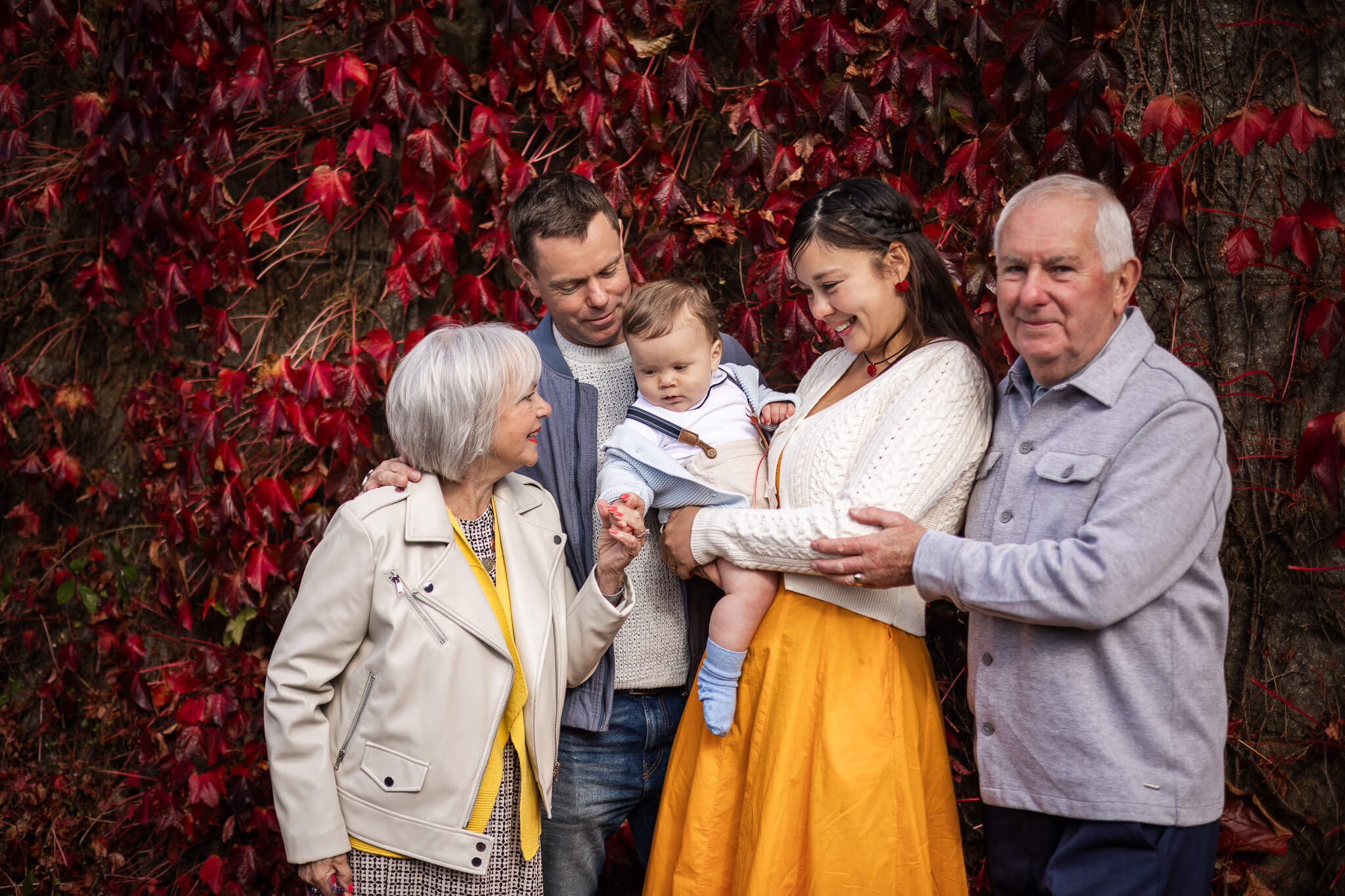 Family Photoshoot with Grandparents, Glasgow, Pollok Country Park