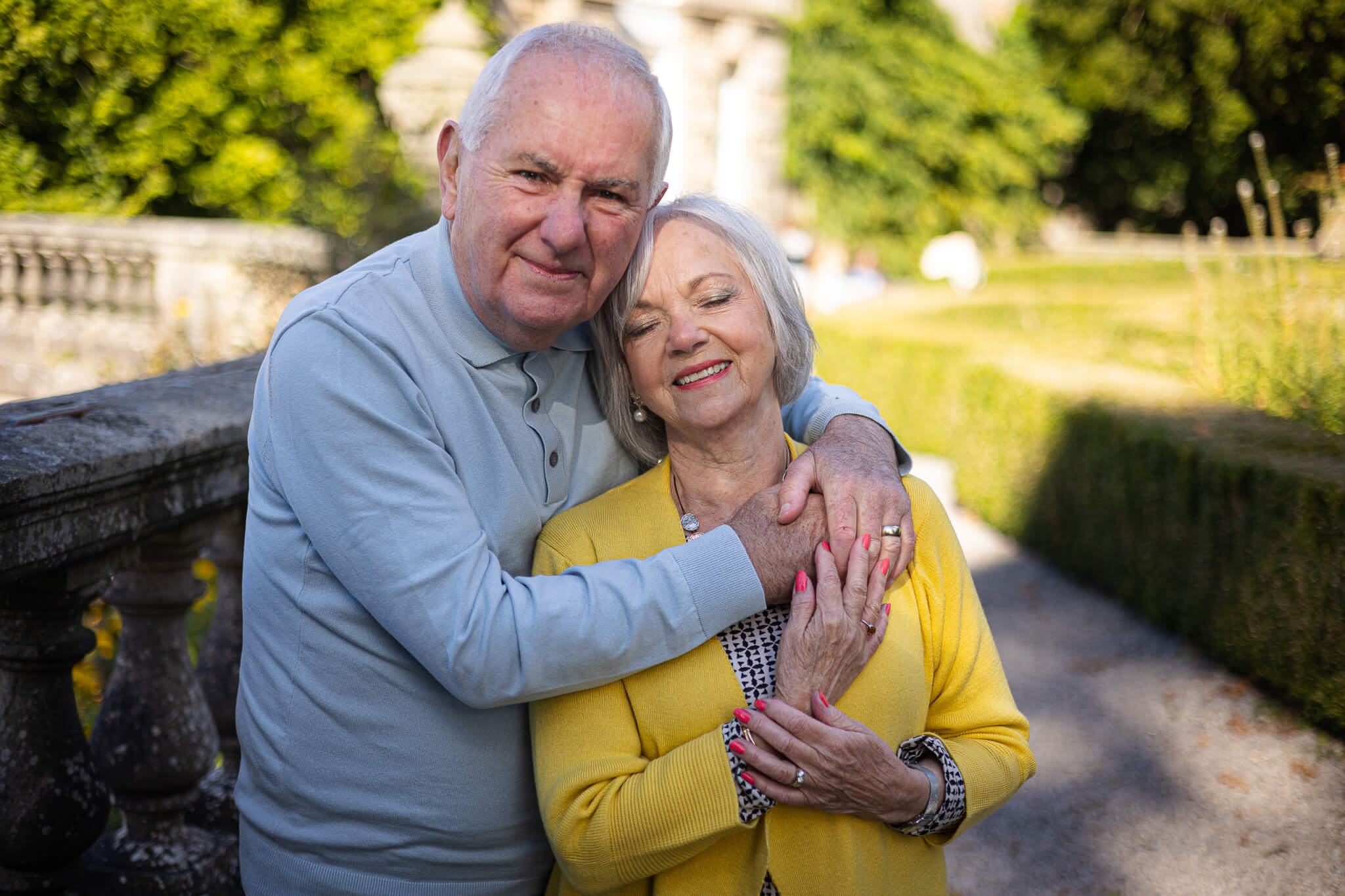 Grandparents portrait, family photoshoot Glasgow, Pollok Country Park