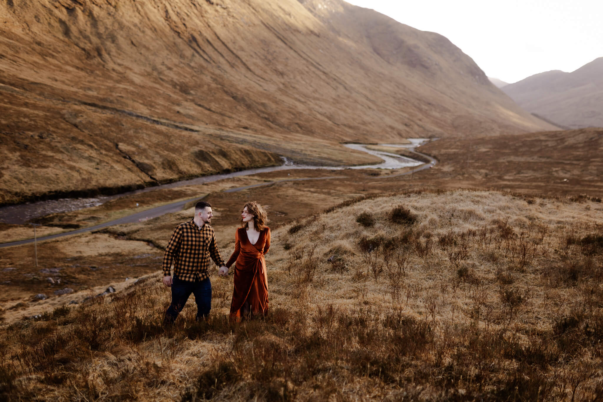 vacation couple photography at Glencoe Scotland