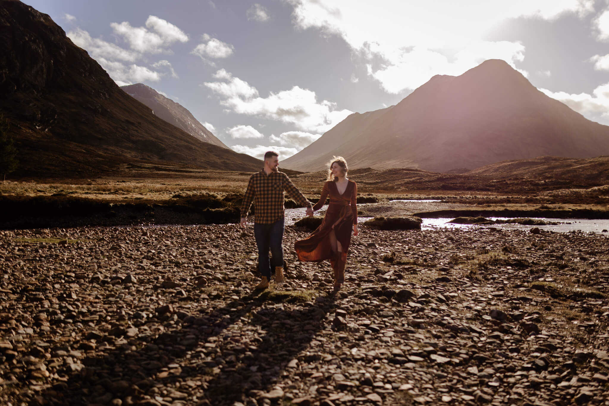 couple photoshoot at Glencoe, Scotland