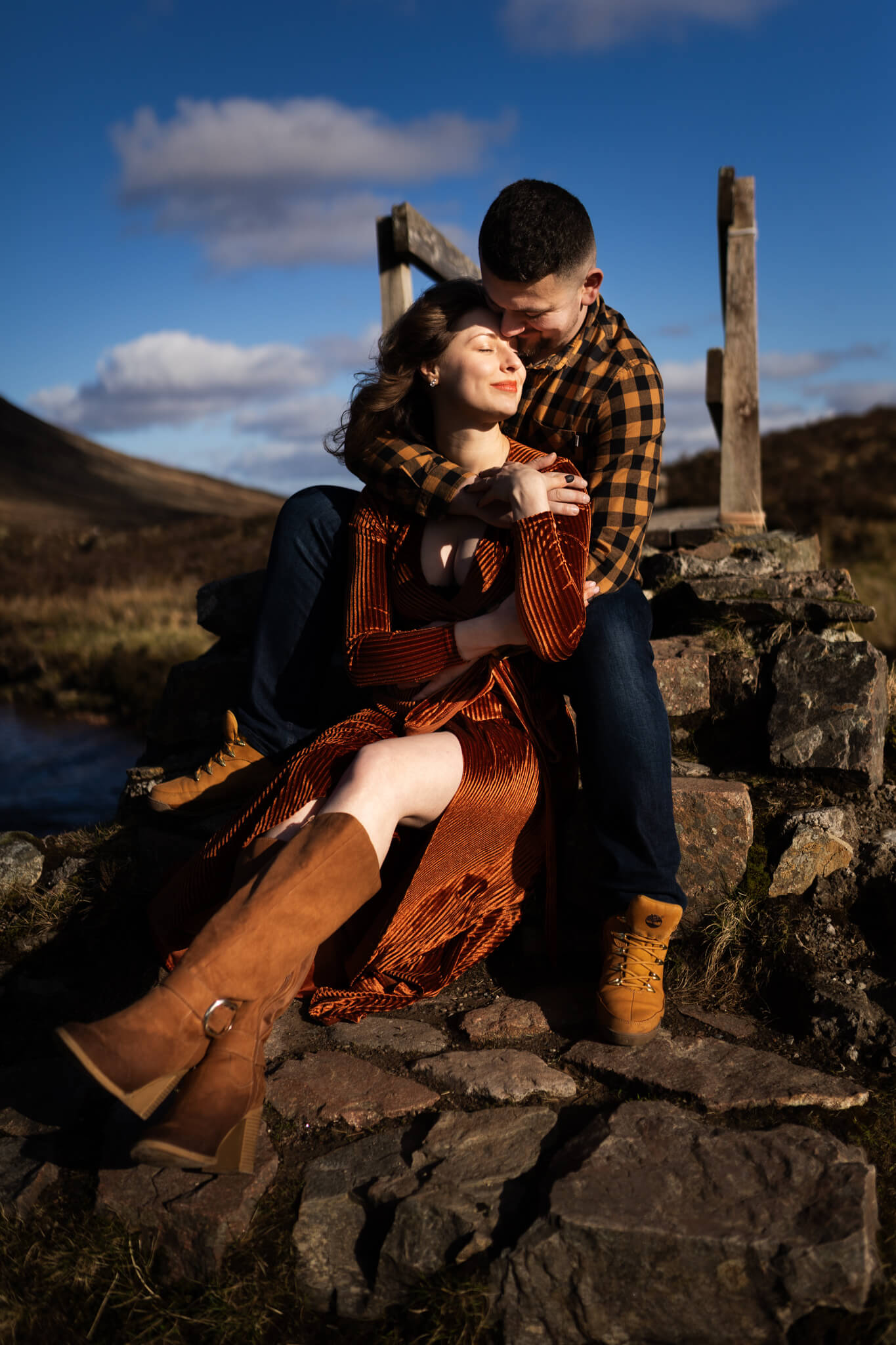 couple photoshoot at Glencoe, Scotland