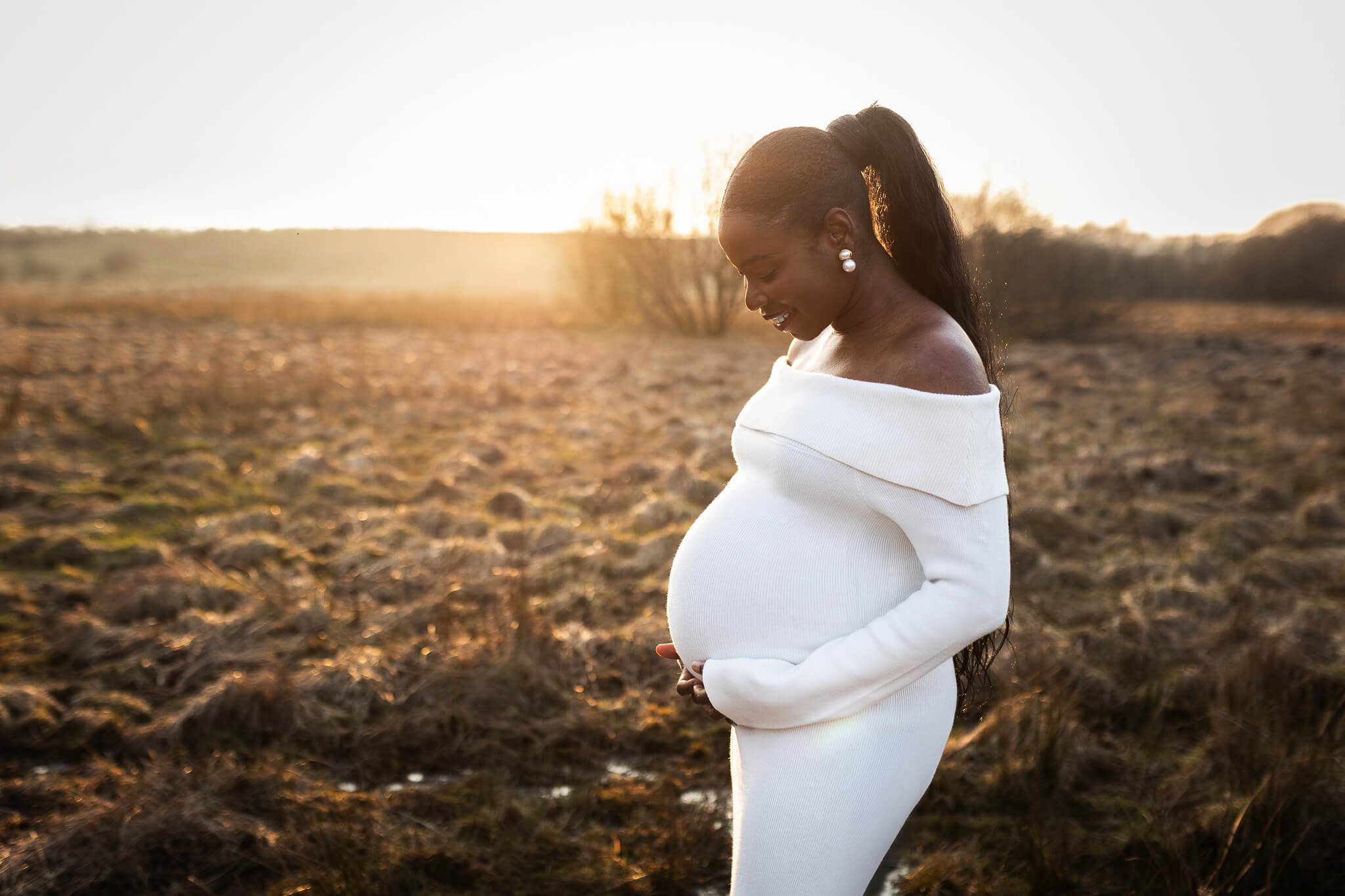 Maternity and newborn photography package in Glasgow