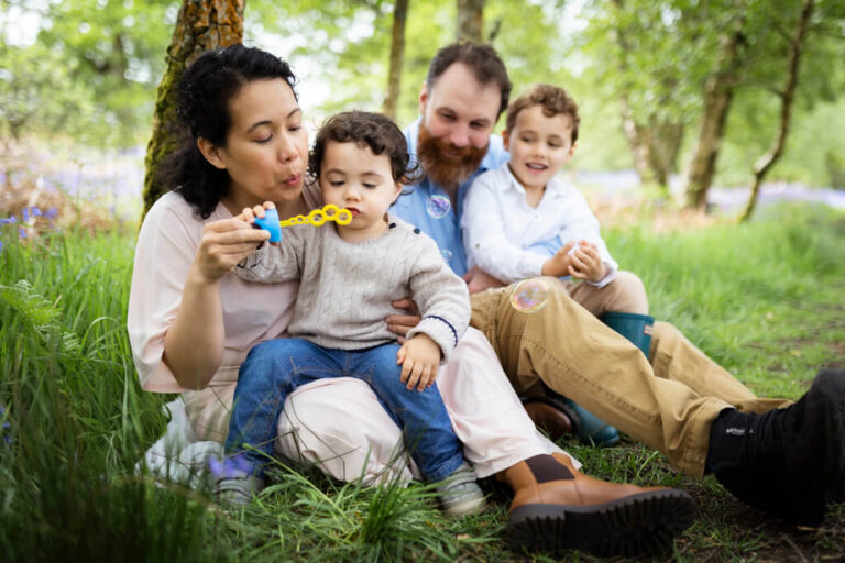 Family photography session in Glasgow